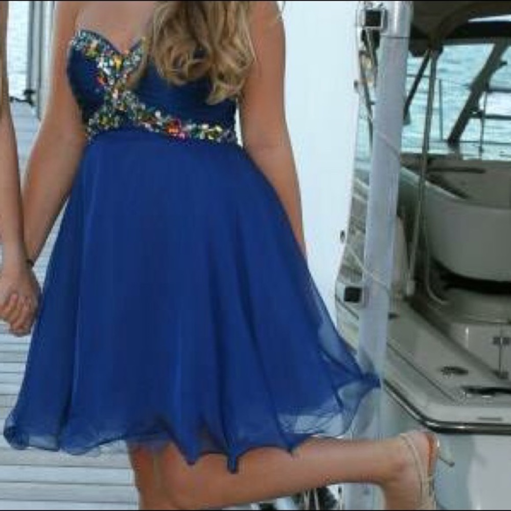 Royal Blue Dress